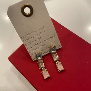 NWT Anthropologie crystal earrings